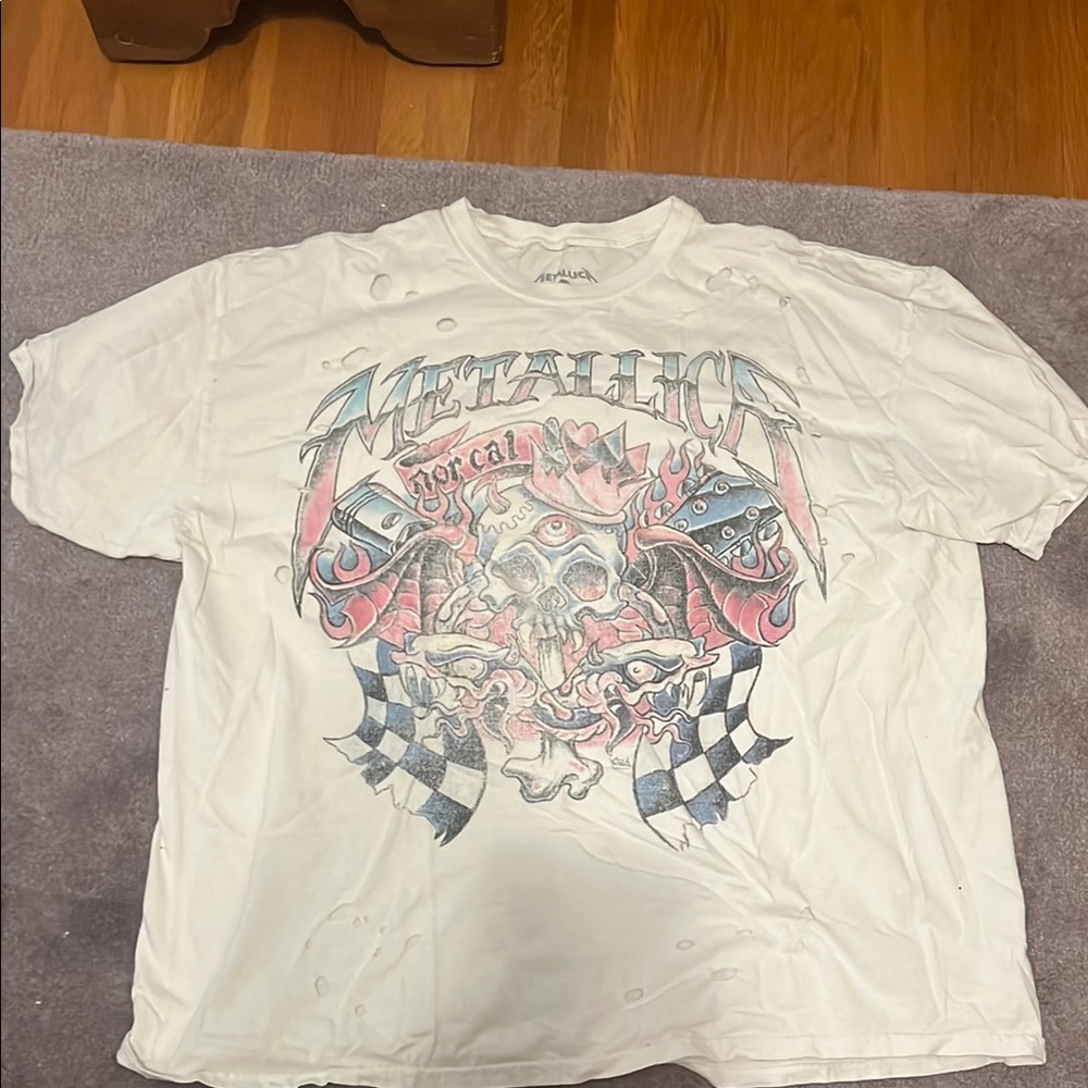 Urban Outfitters White Short Sleeve Tee